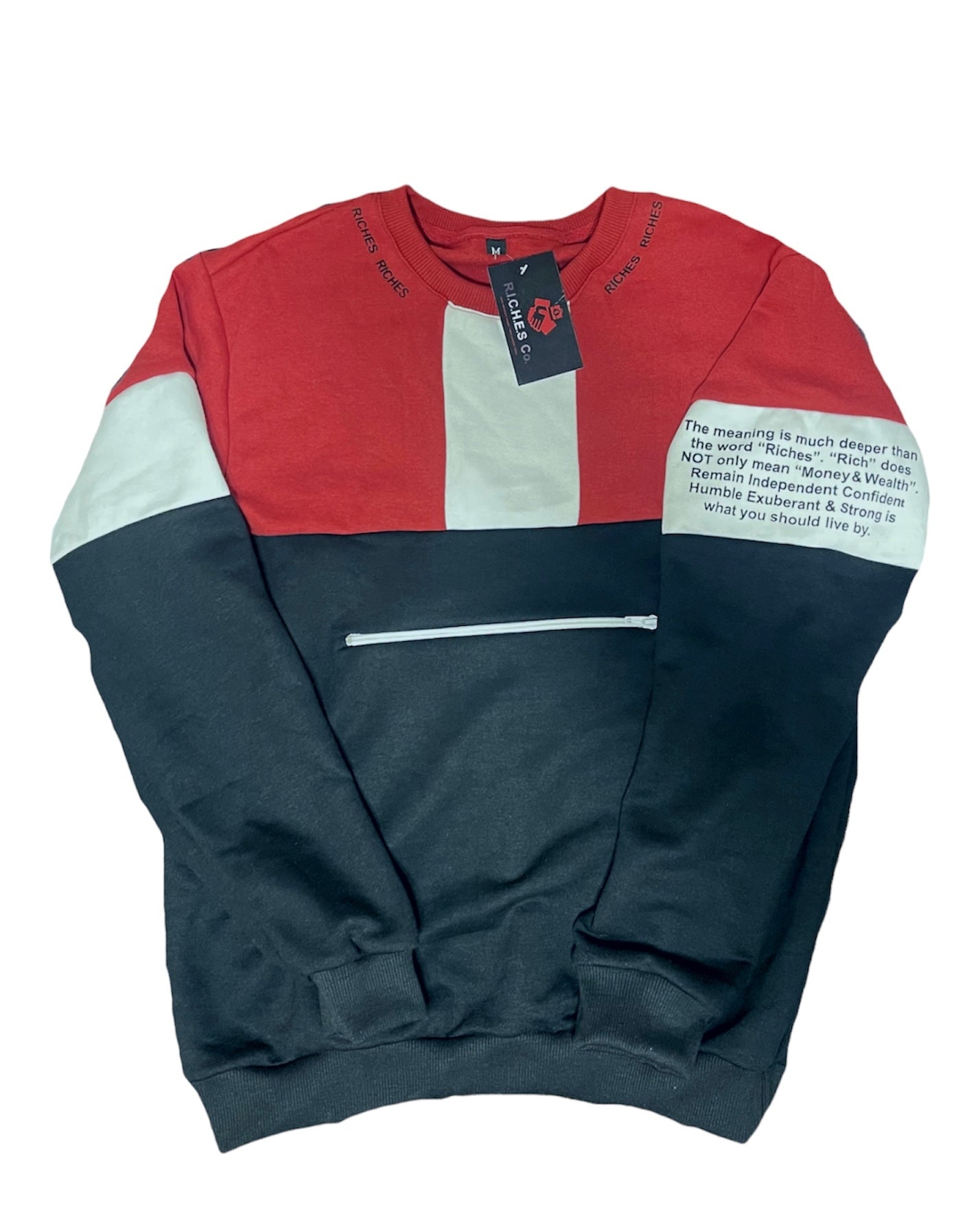 RC Zip Fleece - Red/White/Black