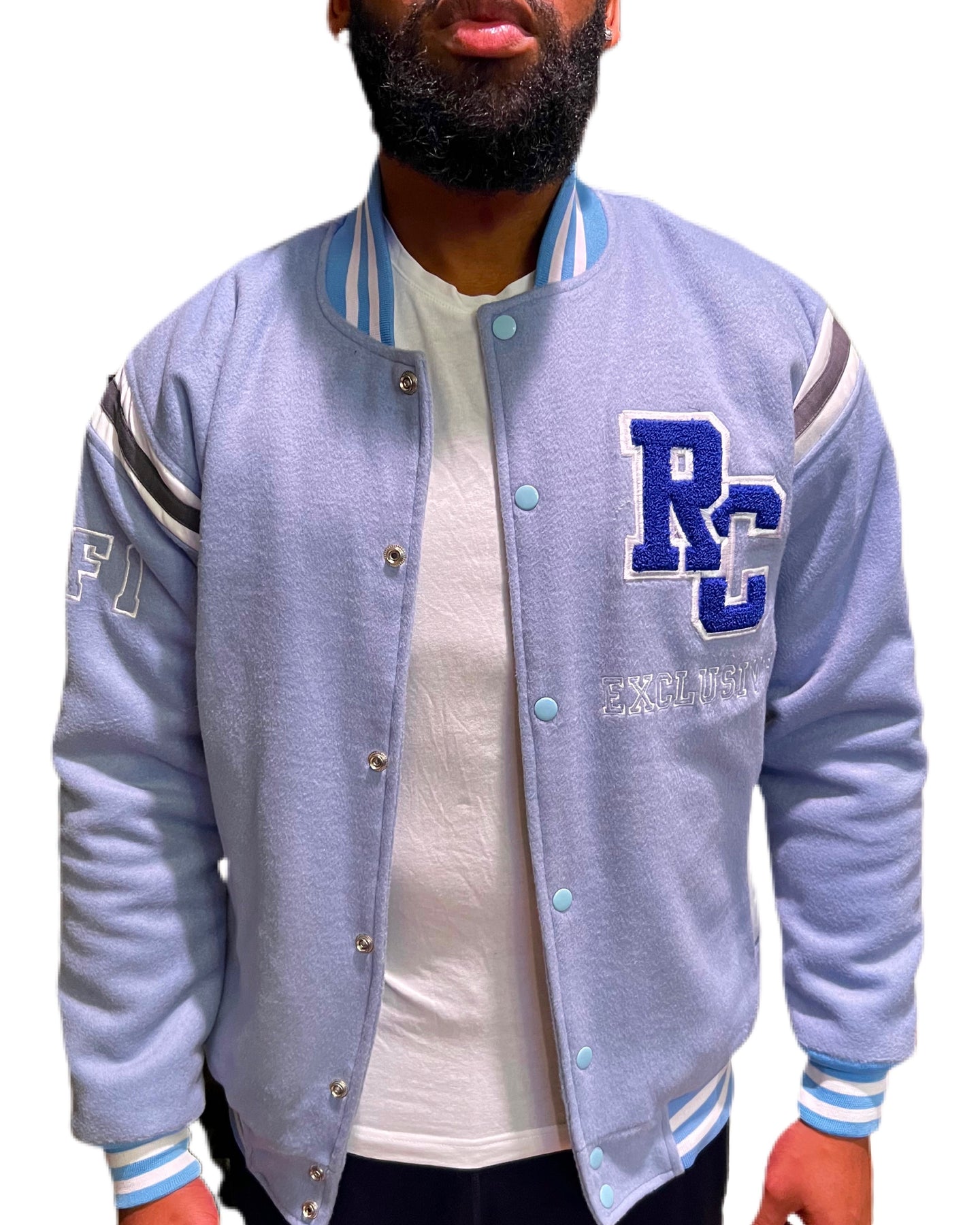 RC LIMITED Letterman Jacket - Blue